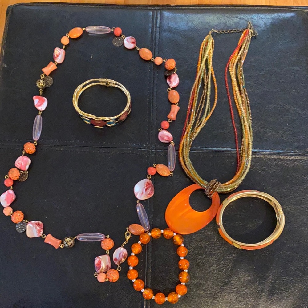 Bundle Necklace and Bracelets